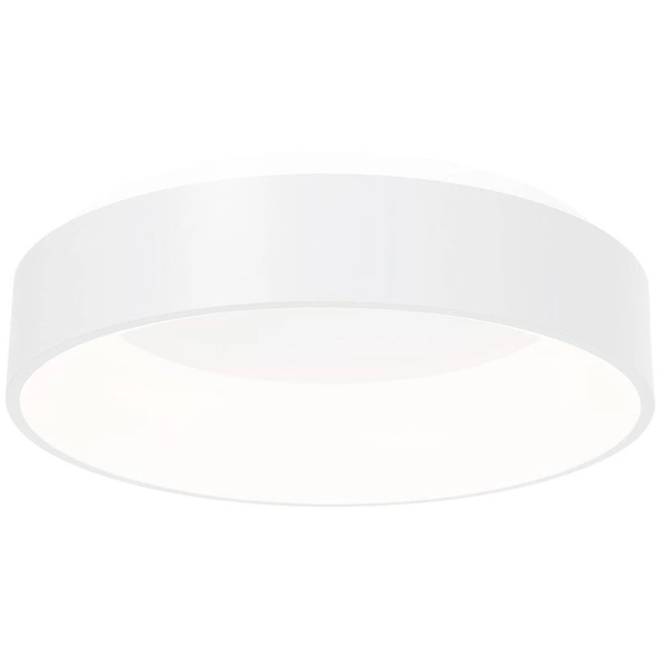 Biały plafon OHIO LED, śr 45cm 24W
