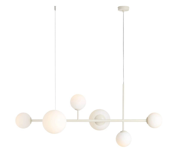 Aldex LAMPA WISZĄCA DIONE 6 CREAM | Biały 1092K9