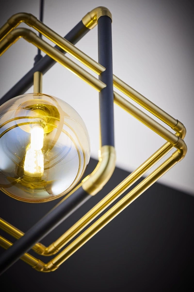 Nowoczesna Lampa wisząca FIORI wys. 115cm 1xG9 14W IP20 | Złoty