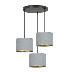 Lampa wisząca Emibig HILDE 3 BL PREMIUM GRAY 1050/3PREM