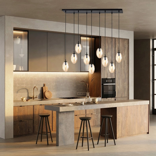 Lampa sufitowa Emibig ASTRAL 9 BL MIODOWY 1267/9