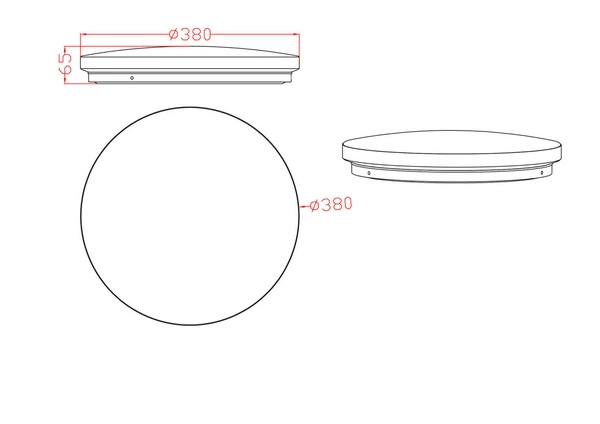Plafon BABILON, złoty, okrągły średni, 24W LED, barwa neutralna 4000K
