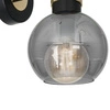 Lampa ścienna kinkiet OMEGA BLACK / GOLD MLP6528