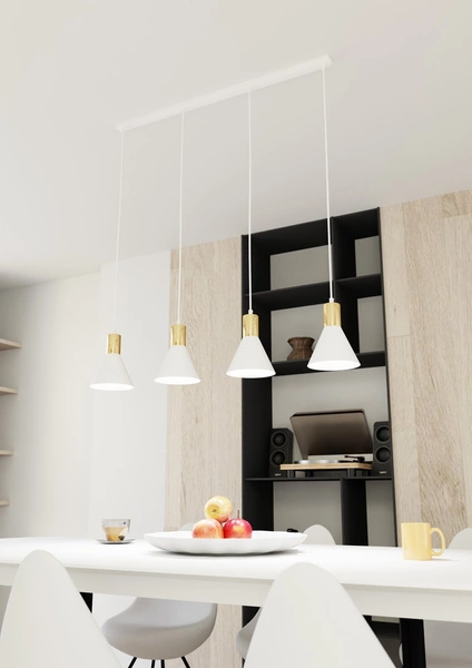 Lampa wisząca Emibig ROSA 4 WH 1389/4