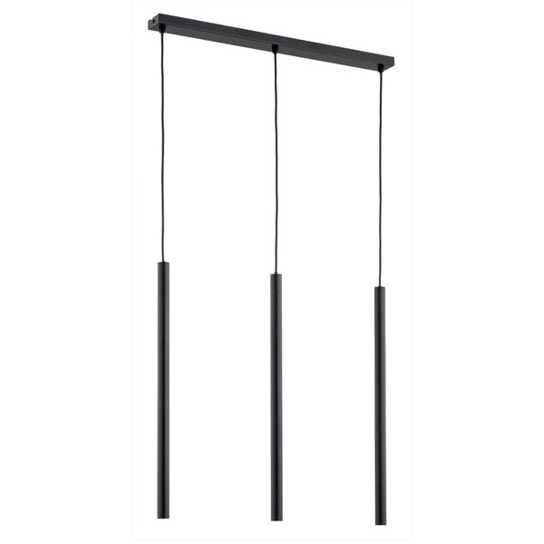 Lampa wisząca ALFA COLLET CZARNA 3xG9 LED 60cm | 62300