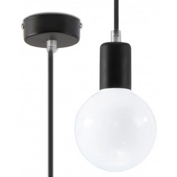 Lampa Wisząca EDISON SL.0152 czarna 1xE27