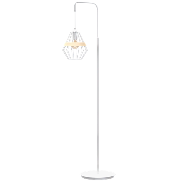 Lampa stojąca podłogowa INDUSTRIALNA CLIFF WHITE 1xE27 MLP5522