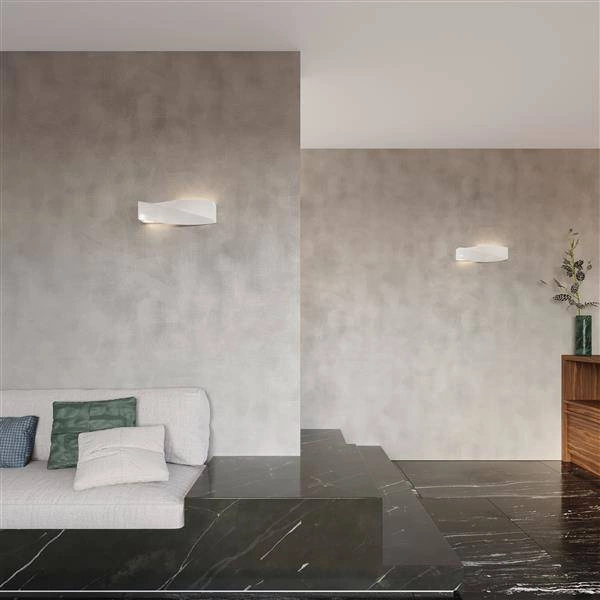 Kinkiet lakierowany SIGMA biały połysk