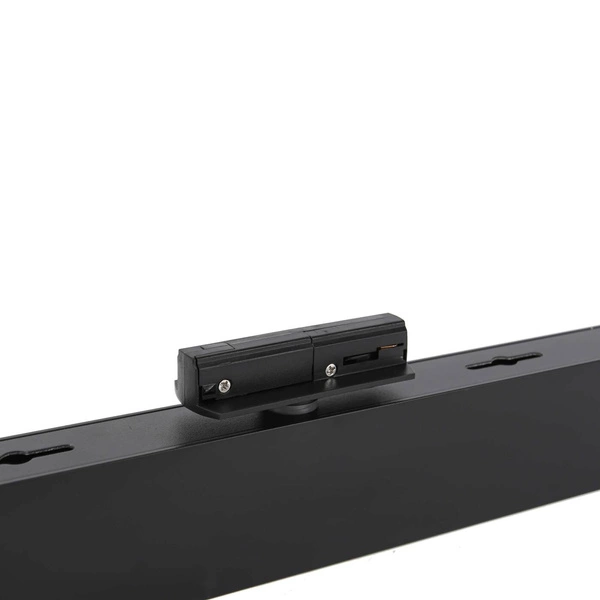 Lampa do szynoprzewodów jednofazowych MOON, czarna, 12W LED, barwa ciepła 3000K