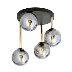 Lampa sufitowa Emibig DOLCE 4 BL GRAFIT 1259/4