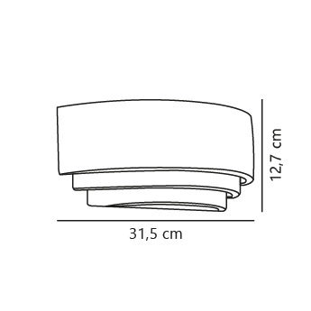 Kinkiet LANCIO E14 Tynk | Biały