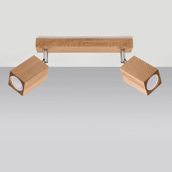 Nowoczesny Plafon Plafon KEKE 2 dąb SL.1036