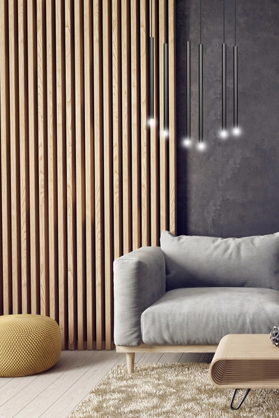 Lampa wisząca Emibig SELTER 6 Czarny 552/6