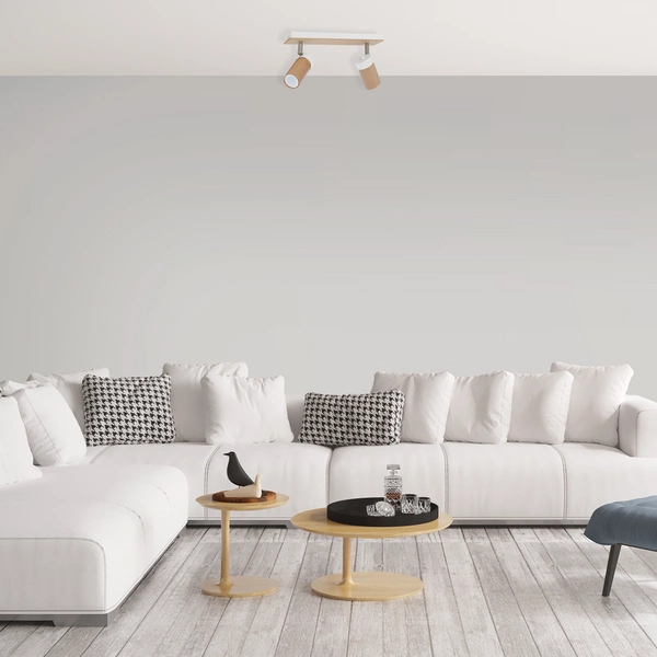 Lampa sufitowa nowoczesna reflektorek spot BARON II biały szer. 37cm