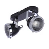 Lampa sufitowa CRAZY, 92-13309, czarny/chrom/bezbarwny, 2x15W GU10