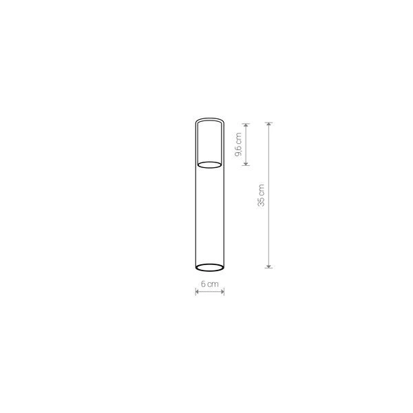 8538 Klosz "CAMELEON CYLINDER L WHITE" 8538