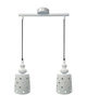 Lampa wisząca HAMP 32-51929 biała 2x60W E27