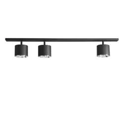 Aldex Lampa sufitowa BOT 3, 1047PL_E, czarna, 3x35W GU10