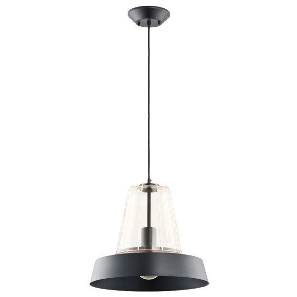 Nowoczesna lampa DRAGON czarna/miedź śr. 39,5cm