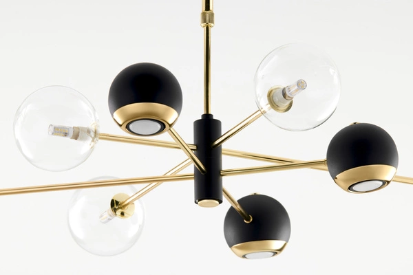 Nowoczesny Żyrandol MOKA wys. 47-69cm 4xG9 4xGU10
14W IP20 | Złoty