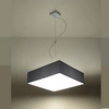 Lampa wisząca Sollux HORUS 35 Lampa  PVC, Stal, szary 2 x 15W LED, SL.0131