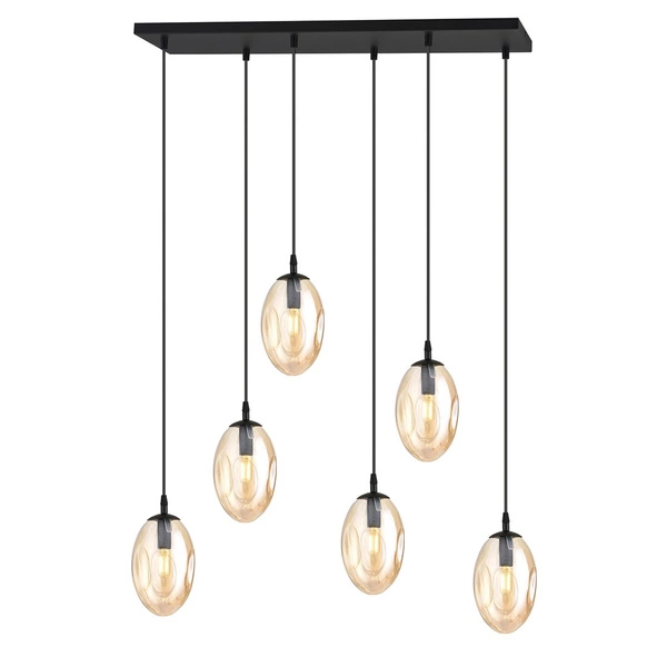 Lampa sufitowa Emibig ASTRAL 6 BL MIODOWY 1267/6