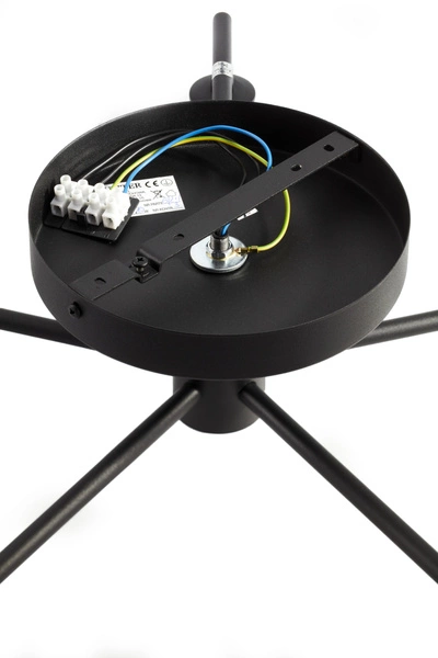 Nowoczesna Lampa sufitowa PRATO wys. 27cm 5xG9 14W IP20 | czarny