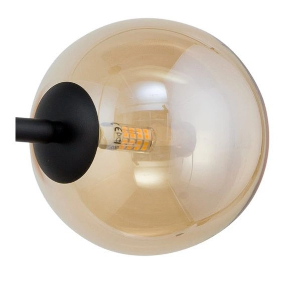 Lampa sufitowa, szklane kule ROMA 3 bursztynowy 32084