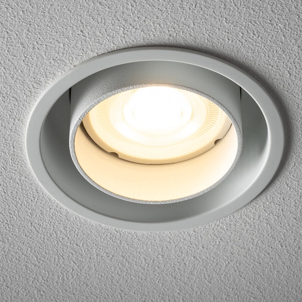 Regulowana lampa punktowa podtynkowa MONO SLIDE śr. 8,3cm GU10 | biały 10795