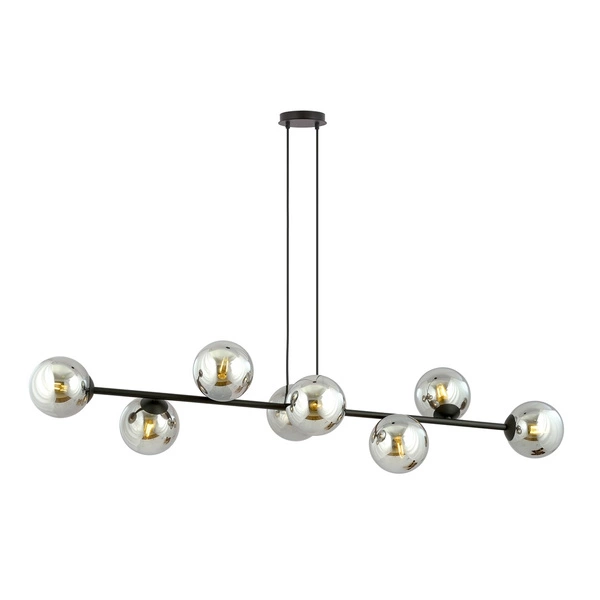 Lampa wisząca Emibig ROSSI 8 BL GRAFIT 875/8