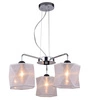 Lampa wisząca NOSJA 33-58720 chrom/biały 3x40W E27
