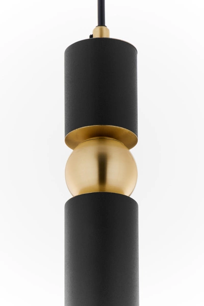 Nowoczesna Lampa wisząca ALAS wys. 120cm 1xG10 14W IP20 | Złoty