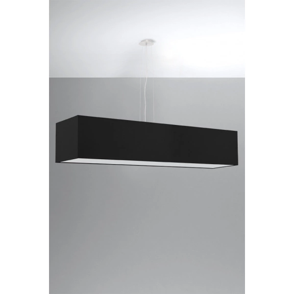 Nowoczesna lampa wisząca SANTA 120 SL.0782 czarna 5xE27