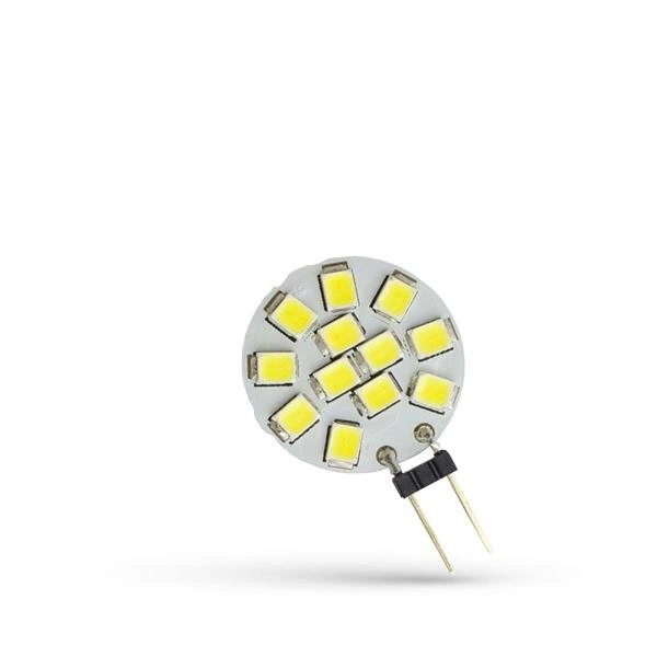 LED G4 12V 1,2W 12 LED CW 20MM SPECTRUM