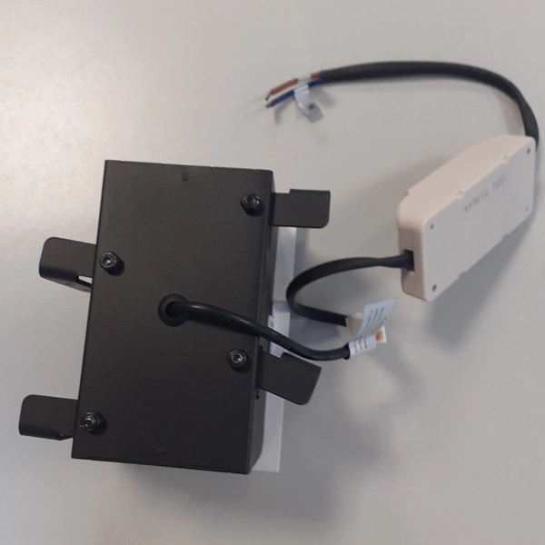 Oprawa wpuszczana sufitowa HARPER 12,3cm 6W LED ciepła biel 3000K | czarny/biały