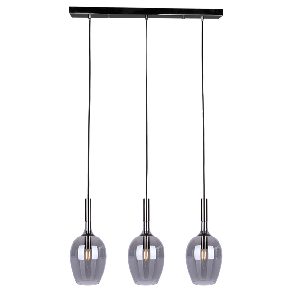 Lampa wisząca LUGANO SMOKED 3xE14