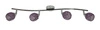 Nowoczesna lampa sufitowa CLEAR listwa 94-06929 chrom/fiolet 4xG9
