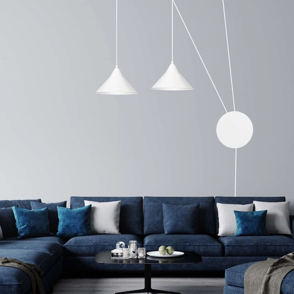 Lampa wisząca Emibig ABRAMO 2 Biały 159/2