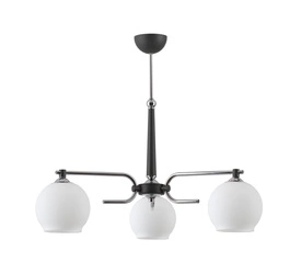 Klasyczny Żyrandol AXEL wys. 65cm 3xE27 15W IP20 | Chrom