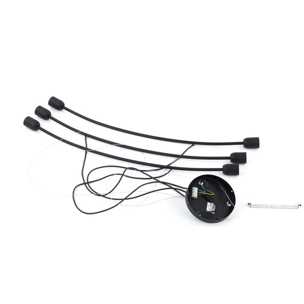 Nowoczesna lampa wisząca HELIX 2726 czarna 2726