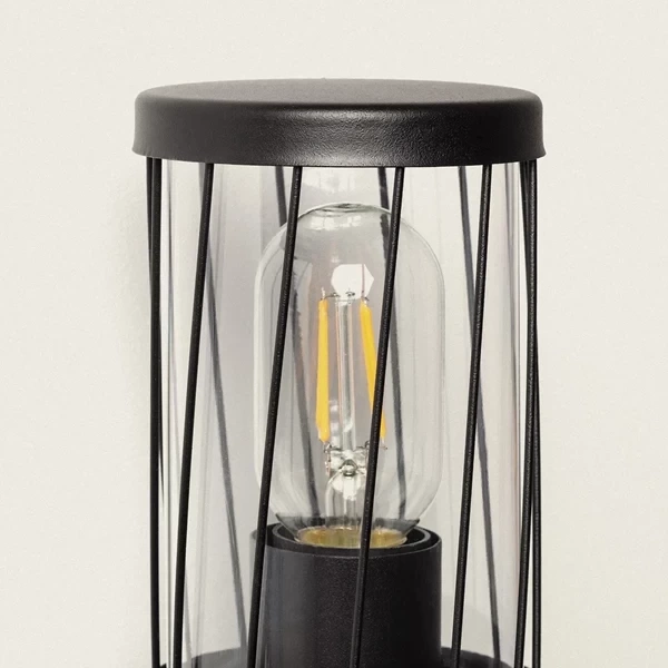 Kinkiet zewnętrzyny Czarny Klasyczny IP44 Abruzzo Francesco E27 24cm