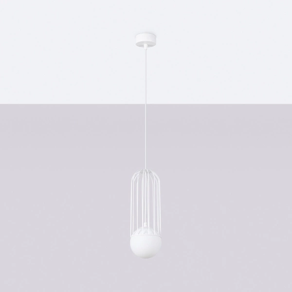 Lampa wisząca BRINA 1 biała