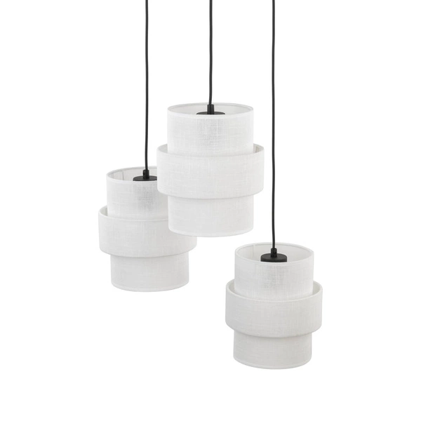 CALISTO WHITE LAMPA WISZĄCA 3 KOŁO 6018