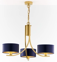 Klasyczny Żyrandol ARTHUR wys. 71cm 3xE27 15W IP20 | złoty połysk