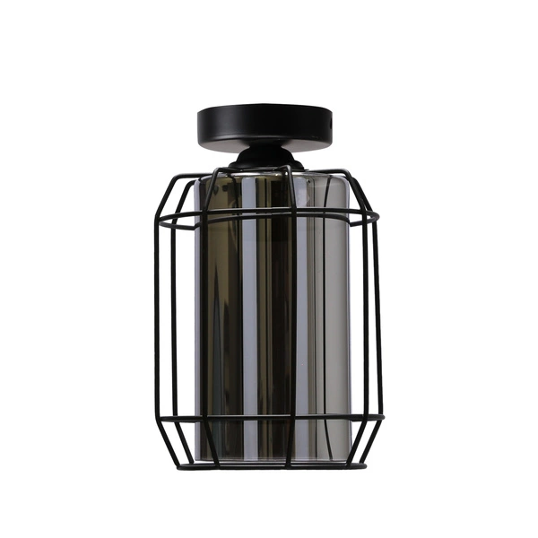 Lampa sufitowa JONERA, 31-08404, czarny/dymiony, 1x40W E27