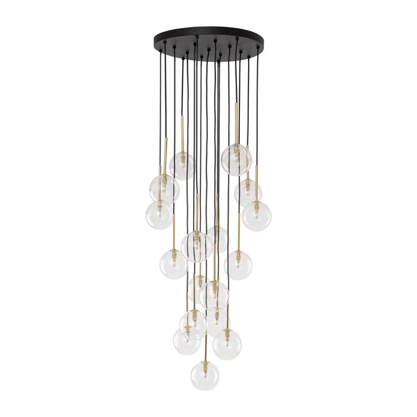 NILOS BLACK / GOLD LAMPA WISZACA 17 5945