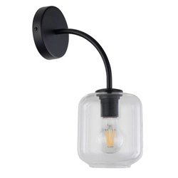 Klasyczna lampa ścienna SHINE E27 60W gł. 23cm | transparent