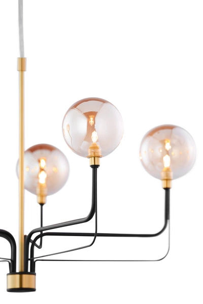 Nowoczesny Żyrandol ERIS wys. 80cm 5xG9 14W IP20 | Złoty