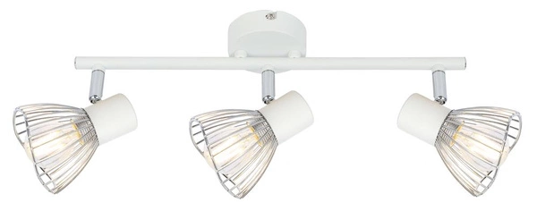 Lampa sufitowa FLY listwa 93-61973 biały/chrom 3xE14