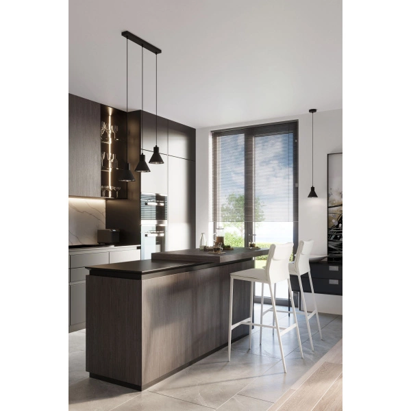 Lampa wisząca TAZILA 3 SL.0990 czarna 3xGU10/ES111